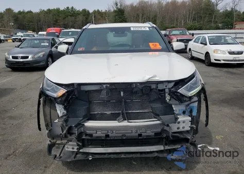 2021 Toyota Highlander Hybrid Platinum from USA, damaged, VIN 5TDEBRCH2MS014779